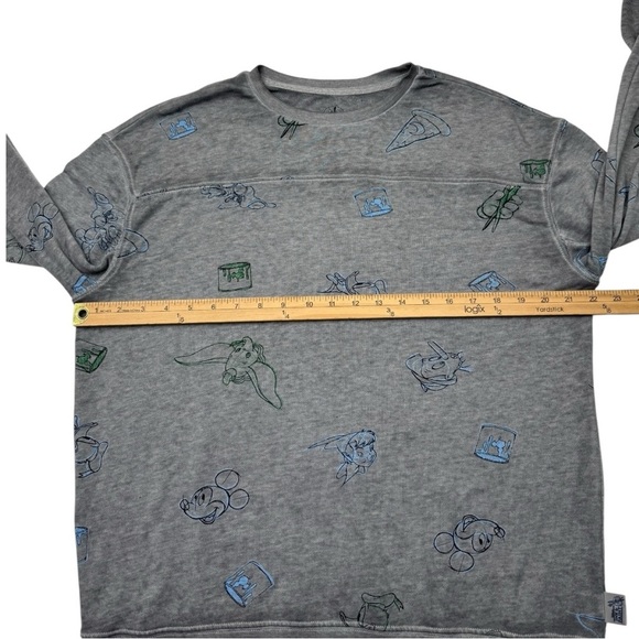Disney Ink and Paint Gray Sweatshirt - Picture 3 of 10